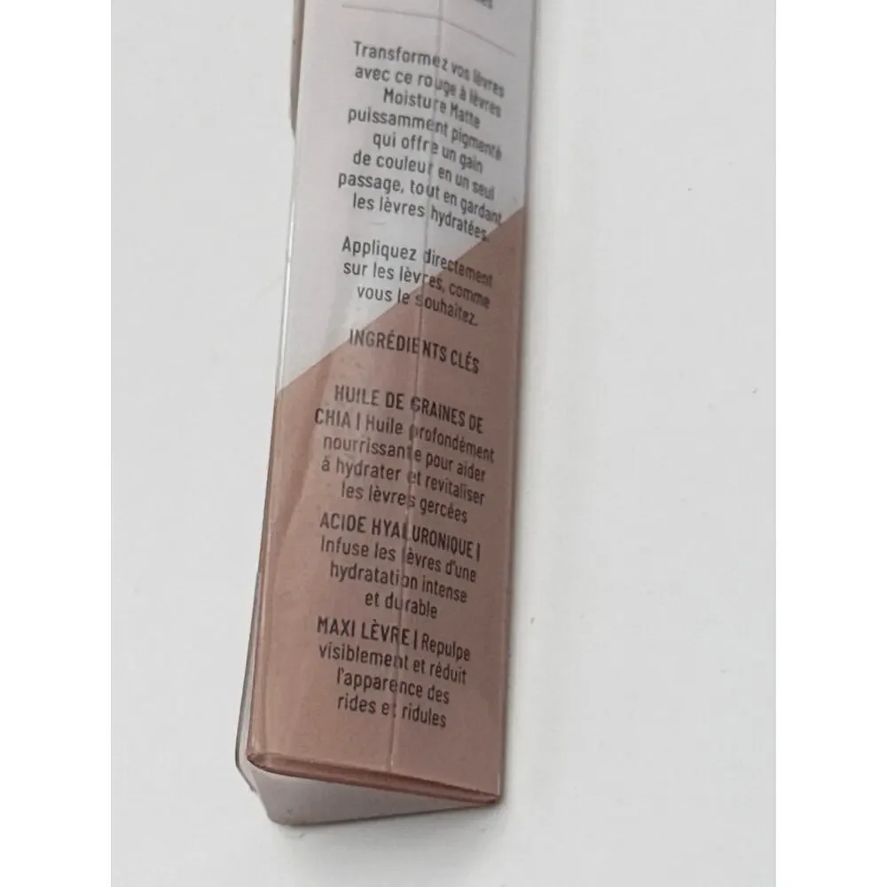 LYS BEAUTY Speak Love Moisture Matte Lipstick in Sincere‎ BNIB SEALED